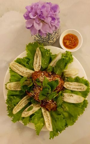 Vegan Babecue at Loving Hut Amoura in Tan Thien