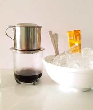 Vegan Coffee at Loving Hut Amoura in Tan Thien