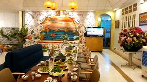 Party at Loving Hut Amoura in Tan Thien