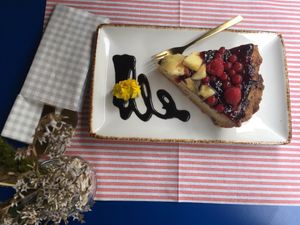 Cheesecake vegana at Ziga in Verona