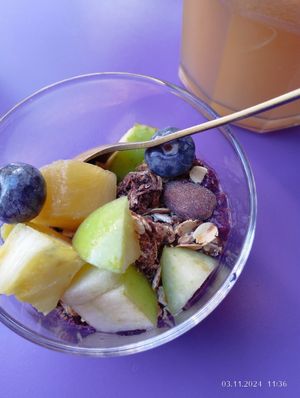 Chia pudding vegan at Ziga in Verona