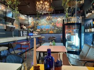 Interior (there's also seats outside) at Ziga in Verona