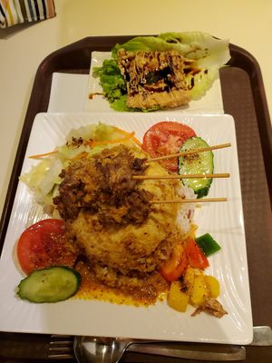 Indonesian rice at Loving Hut - Amoy Plaza in Kowloon