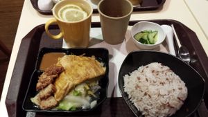 One of their yummy meals! at Loving Hut - Amoy Plaza in Kowloon