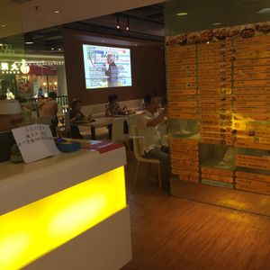 the setup inside was a lot like cafe de coral / maxims! at Loving Hut - Amoy Plaza in Kowloon