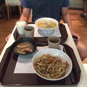 coconut soup and the noodles were very good! at Loving Hut - Amoy Plaza in Kowloon