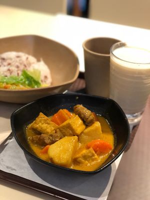 Potato Curry with Rice at Loving Hut - Amoy Plaza in Kowloon