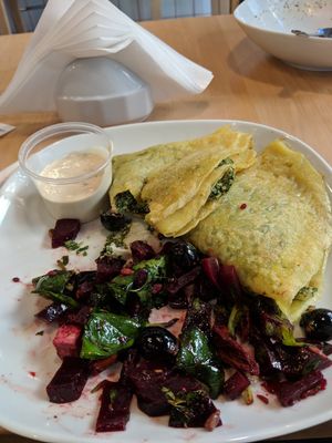 Plate of the day! at Bezmleczny in Krakow