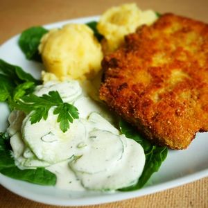 Schabowy 💚 at Bezmleczny in Krakow