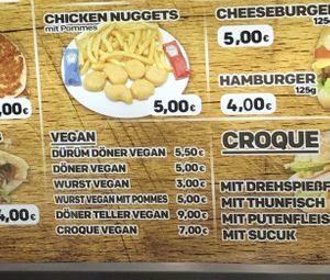 Vegan Menü at Ach der Deniz - Wandsbeker in Hamburg