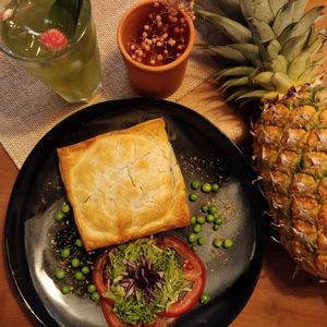 Alheira Vegan at Óbio in Porto