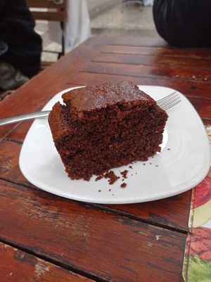 Bizcocho vegano de chocolate at Maiatza in San Sebastian