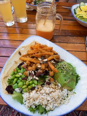 Vegan bowl at Maiatza in San Sebastian