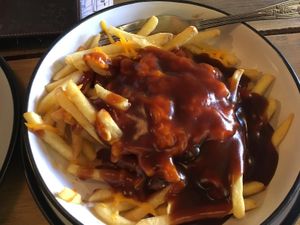 Vegan poutin at The Wave Maiden in Portsmouth