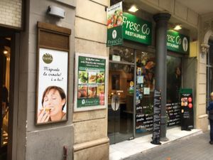 Outside at Fresc Co - Gran de Gracia in Barcelona