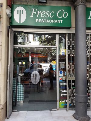 front at Fresc Co - Gran de Gracia in Barcelona