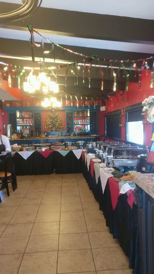 buffet time! at La Diosa De Los Moles in Paramount