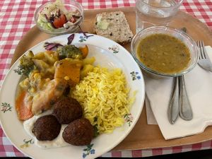   at Govinda's in Lund