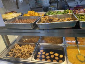 Lunch vegetables  at Xian Yuan 贤缘素食 in Northeast Singapore