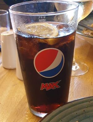 Normally filled to the brim, but I drank some already. at RizRaz - Kannikestraede in Copenhagen