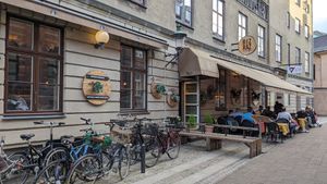 Entrance at RizRaz - Kannikestraede in Copenhagen