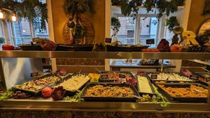 Vegetarian (Vegan-Friendly) Buffet at RizRaz - Kannikestraede in Copenhagen