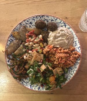 all vegan   at RizRaz - Kannikestraede in Copenhagen