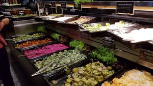 The buffet (half of it) at RizRaz - Kannikestraede in Copenhagen