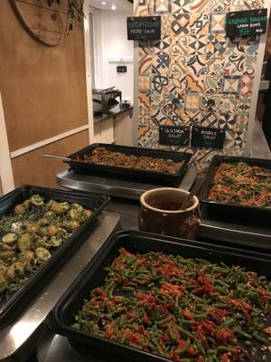 Just a small part of the buffe at RizRaz - Kannikestraede in Copenhagen