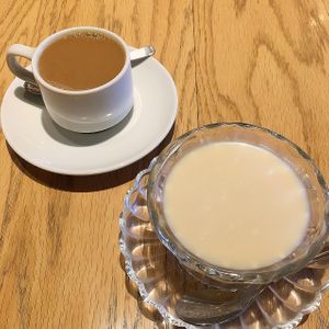 Vegan dessert and small caffe late included in buffet at Nataraj - Harajuku Omotesando in Tokyo