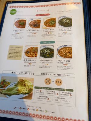 Vegan menu curry 1  at Nataraj - Harajuku Omotesando in Tokyo