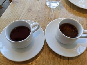 Coffee and Mint tea at Nataraj - Harajuku Omotesando in Tokyo