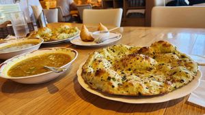 Dall Tarka and Vegan Naan at Nataraj - Harajuku Omotesando in Tokyo