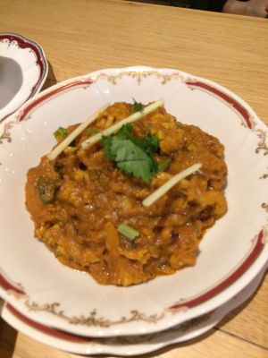 Nice curry but can’t eat too much.  at Nataraj - Harajuku Omotesando in Tokyo