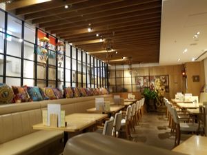 restaurant interior at Nataraj - Harajuku Omotesando in Tokyo