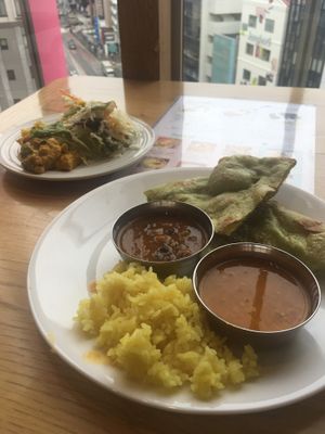 Beautiful scenery. Delicious curry. A comfortable space. at Nataraj - Harajuku Omotesando in Tokyo