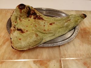 Vegan nan - so yummy (cant choose what I liked more - garlic or vegan)  at Nataraj - Harajuku Omotesando in Tokyo