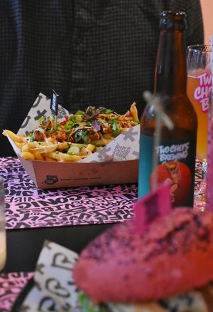 Loaded fries at Vegan Junk Food Bar - Eastside in Amsterdam