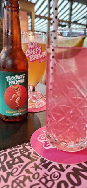 Drinks at Vegan Junk Food Bar - Eastside in Amsterdam