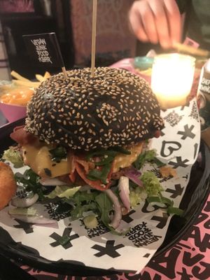 Royal Smash Burger  at Vegan Junk Food Bar - Eastside in Amsterdam