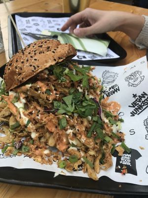 Shoarma delight at Vegan Junk Food Bar - Eastside in Amsterdam