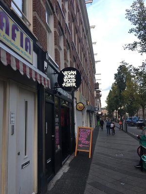 Dappleplein close by at Vegan Junk Food Bar - Eastside in Amsterdam