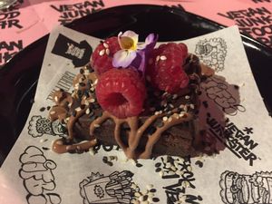 Brownie  at Vegan Junk Food Bar - Eastside in Amsterdam