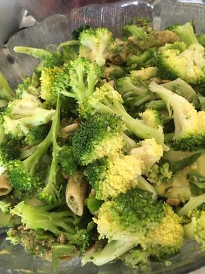 pasta salad at Grønsagen in Copenhagen