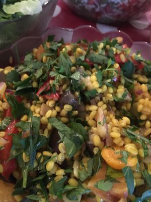 salad at Grønsagen in Copenhagen