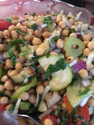 salad at Grønsagen in Copenhagen
