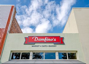 Blue sky, nothing but blue sky from now on at Damfino's in Quincy