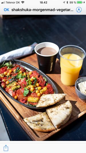 Vegan breakfest  at Shakshuka in Aarhus