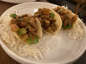 Jackfruit tacos  at Tigerlillys in Lembongan