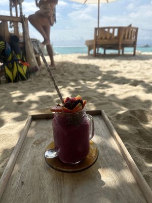 Smoothie with chia   at Tigerlillys in Lembongan